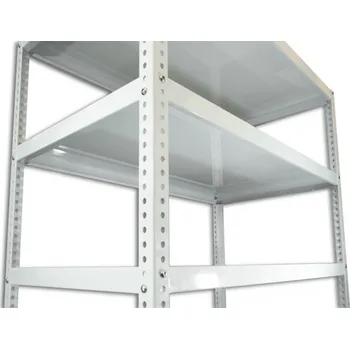 regál Biedrax Šroubovaný regál do domácnosti Biedrax, bílý - 60 x 100 x 300 cm, 7 polic