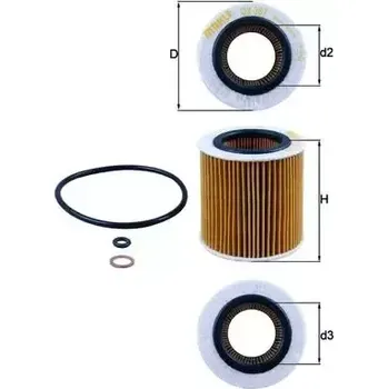 Olejový filtr MAHLE Olejový filtr MAO OX 387D