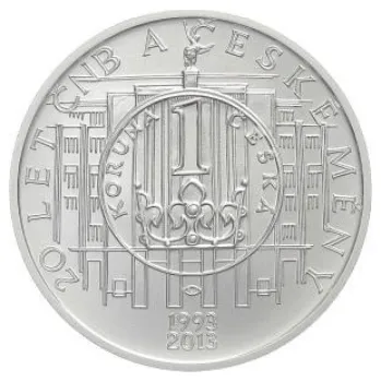 Česká republika. 200 Kč 2013. 20 let ČNB a české měny. Běžná kvalita.