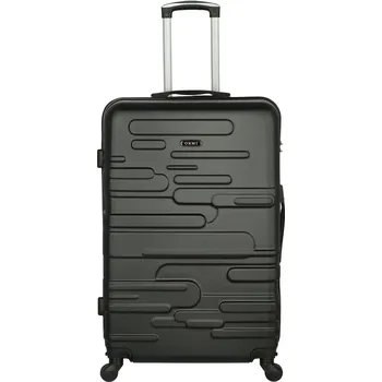 Cestovní plastový kufr Ormi Basil velikost L, černý