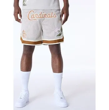 Pánské kraťasy Kraťasy New Era - MLB Floral Mesh - St. Louis Cardinals - Off White velikost S