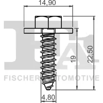 Příslušenství pro turbodmychadlo FA1 Šroub FA1 14-70004.10