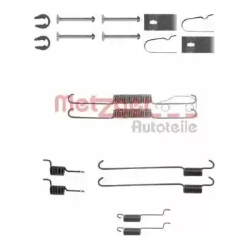 Brzdová čelist METZGER Sada příslušenství brzdové čelisti MTG 105-0815