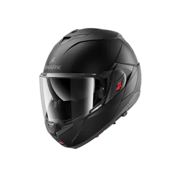 Helma na motorku Výklopná motocyklová přilba Shark OXO BLANK černá Velikost: M