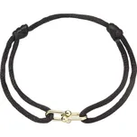 Kabbalah náramek s pozlacenou ozdobou 13094.3 black