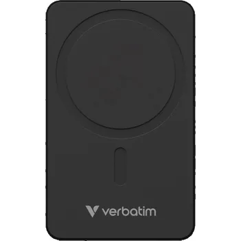 Powerbanka Verbatim magnetická bezdrátová powerbanka Charge 'n' Go Essentials, 5000mAh, černá
