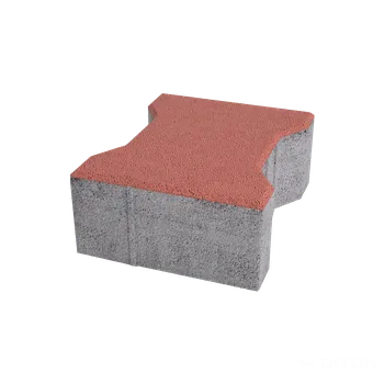 Diton Dlažba betonová Íčko 80 mm pro stroj červená (8)