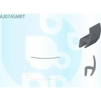 Autosklo PILKINGTON Vrchní bauset (lišta) čelního okna AS AJ07ASMRT