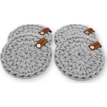 prostírání Háčkov Kulaté háčkované podtácky Barva: Bílá, Počet kusů: 4