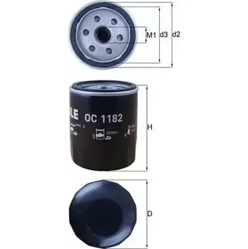 Olejový filtr MAHLE Olejový filtr MAO OC 1182