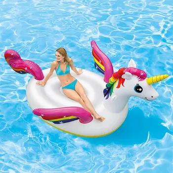 Intex 57291 Nafukovací ostrov Mega jednorožec - bílý