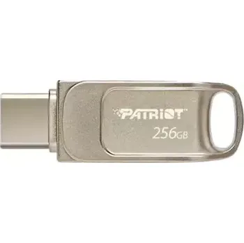 Ukládání dat Patriot TAB T560/256GB/USB 3.2/USB-A + USB-C/Stříbrná