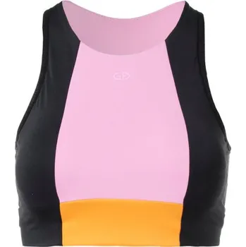 Dámské termo spodní prádlo Dámská funkční podprsenka Goldbergh FACADE - černá/růžová XS