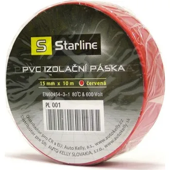 Izolační páska Starline Lepicí páska izolační PVC - červená 1 ks PL 001