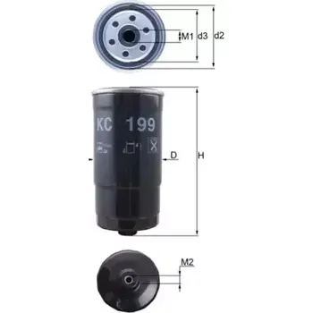 Palivový filtr KNECHT Palivový filtr KNC KC 199
