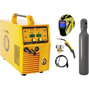 Svářečka Omicron GAMASTAR 196LS + zem + hořák + kukla + ventil + lahev, záruka 3+2 roky