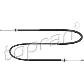 Lanko parkovací brzdy TOPRAN Tažné lanko parkovací brzdy TPR 700 946