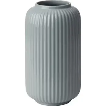 Váza IKEA VÁZA KERAMICKÁ šedá IKEA STILREN 22 cm glazovaná kamenina keramika