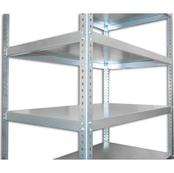 regál Biedrax Šroubovaný regál do domácnosti Biedrax, pozinkovaný - 40 x 100 x 100 cm, 3 police