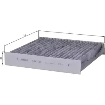 Kabinový filtr KNECHT Filtr vzduchu v interiéru KNC LAK 155