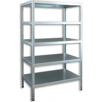 Dílenský regál Biedrax Šroubovaný regál do dílny Biedrax, pozinkovaný - 30 x 150 x 250 cm, 5 polic