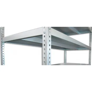 Dílenský regál Patro - šroubovaný regál Biedrax 75 x 150 cm - pozinkované