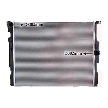 Chladič motoru Chladič, chlazení motoru VAN WEZEL 06012731