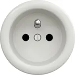 Kliklap - Retro zásuvka domovní bez rámečku 230V bílá