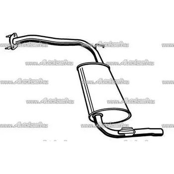 Zadní díl výfuku Starline Koncový díl výfuku 80.36.400