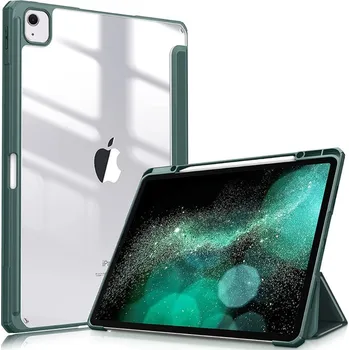 Pouzdro na tablet Case chytré zavírací pouzdro na tablet iPad Air 13 (2024)/(2025) - tmavězelené