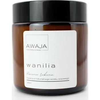 Svíčka Sójová svíčka vanilka – vonná, ručně dělaná, 120 ml, dárek