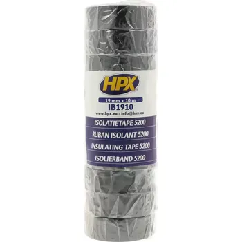 Lepicí páska PRESTO Lepicí páska Insulation Tape 5200 black 19 mm x 10 m 1 ks PST IB1910