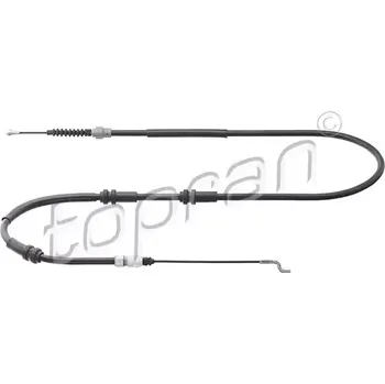 Brzdový systém TOPRAN Tažné lanko parkovací brzdy TPR 115 977