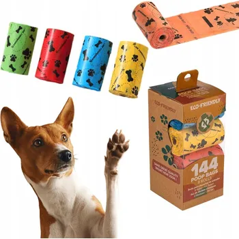 toaleta pro psa Sáčky na psí exkrementy naczterylapy 144 ks