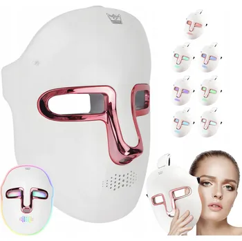 Pleťová maska LED maska na obličej 7 barev omlazení pleti proti stárnutí