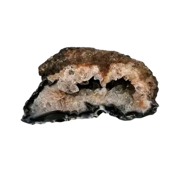 Přírodní kámen Achát peříčkový exklusivní geoda 120 g – přírodní minerál s léčebnými a esoterickými účinky