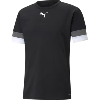 Pánské oblečení Pánské funkční triko PUMA TEAMRISE JERSEY 704932-03 PUMA BLACK/SMOKED PEARL/PUMA WHITE S