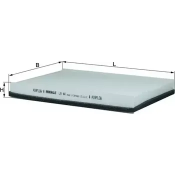 Kabinový filtr KNECHT Filtr vzduchu v interiéru KNC LA 44