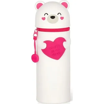 Penál Legami Kawaii penál 2 v 1 silikonový medvídek