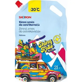 Náplň do chladiče a ostřikovače SHERON Shiny Ride Ostřikovač -20 °C zimní meloun Softpack 2 lt SHR 1322044