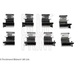 BLUE PRINT Sada příslušenství obložení kotoučové brzdy BLP ADT348601