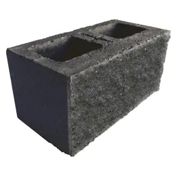 Presbeton Tvarovka plotová Face Block HX 2/19B 390×195×190 mm štípaná černá (72)