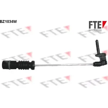 Brzdová destička FTE Výstražný kontakt opotřebení obložení FTE BZ1034W