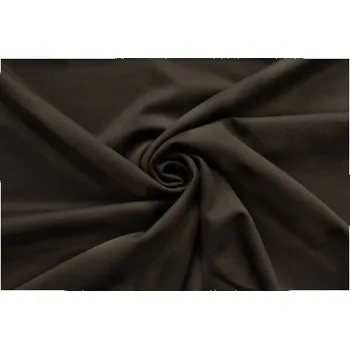 Úplet ČOKOLÁDA silnější - metrový textil - Hnědá, 145 cm