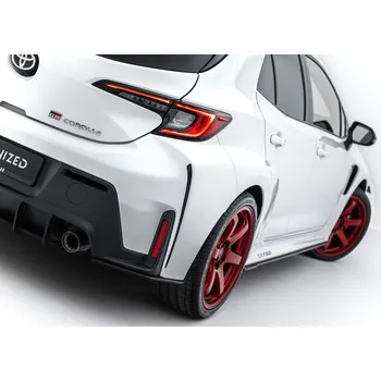 Tuning Zadní boční splittre Street Pro Toyota GR Corolla Mk12 (černo-červená)