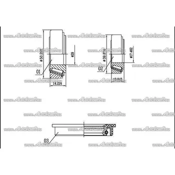 Starline Sada ložiska kola LO 00528