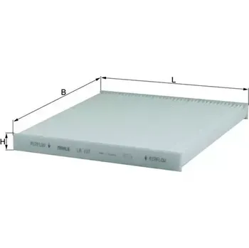 Kabinový filtr MAHLE Filtr - vzduch v interiéru MAO LA 107