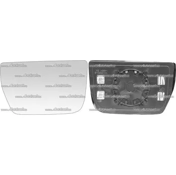 Auto zrcátko L sklo zrcátka s plastovým drřákem - spodní 22.20.219