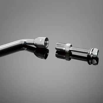 Zrcátko pro motocykl Highway Hawk Závitová redukce pro zpětná zrcátka Highway Hawk pro moto HARLEY DAVIDSON, chrom (1ks)