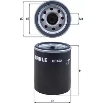 Olejový filtr MAHLE Olejový filtr MAO OC 602